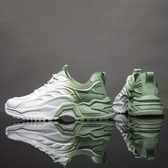 Men's Gradient Chunky Sneakers Dad Shoes Athletic Shoes