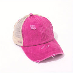 Rainbow Striped Baseball Cap Adjustable Dad Hat Casual Sun Hats For LGBT