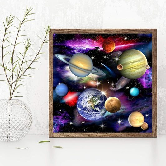 DIY 5D Diamond Art Planet Series Kit