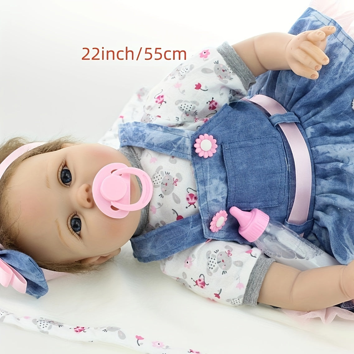 55 Cm Simulative Doll Reborn Lifelike Doll Birthday Gift