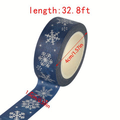 Christmas Washi Tape Snowflake Pattern Decorative Tape