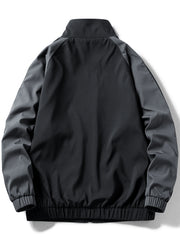 Men's Casual Zip Up Jacket Coat for Spring Fall