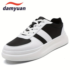 Men's Lace-up Platform Sneakers Chunky Skate Shoes