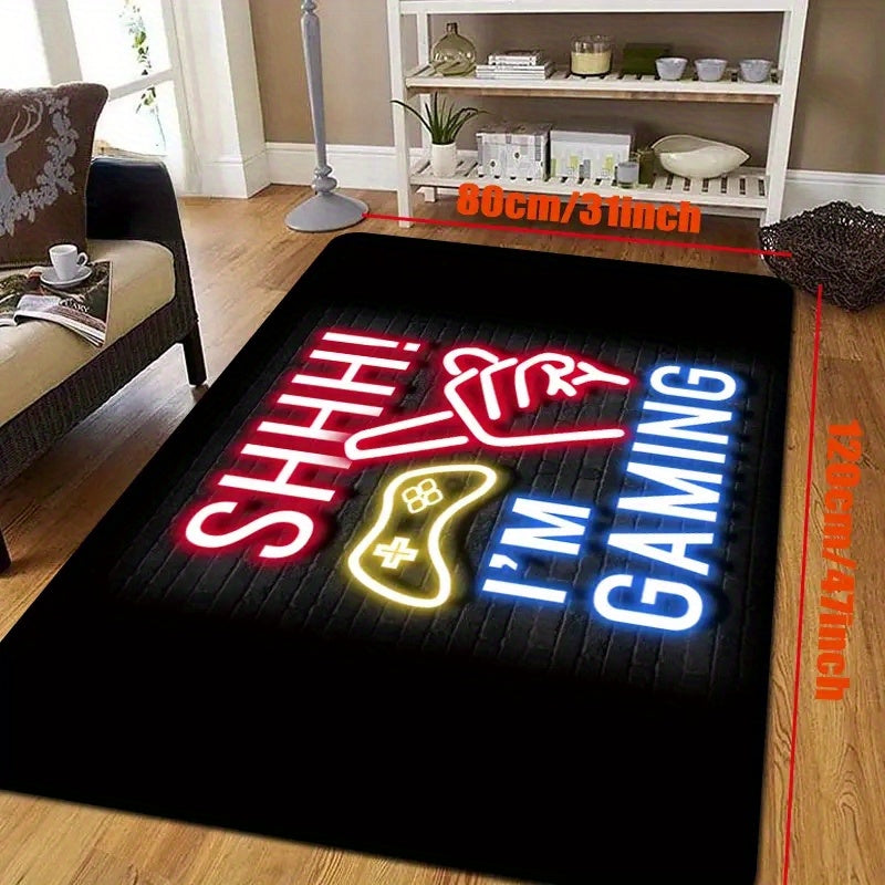 Non Slip Flannel Floor Mat for Living Room Bedroom and Halloween Decor