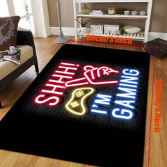 Non Slip Flannel Floor Mat for Living Room Bedroom and Halloween Decor