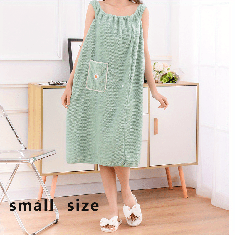 Women's Quick Drying Spa Wrap Towel with Thick Straps