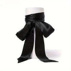 Solid Satin Thin Neck Scarf Hair Accessories Wrist Wrap Scarves