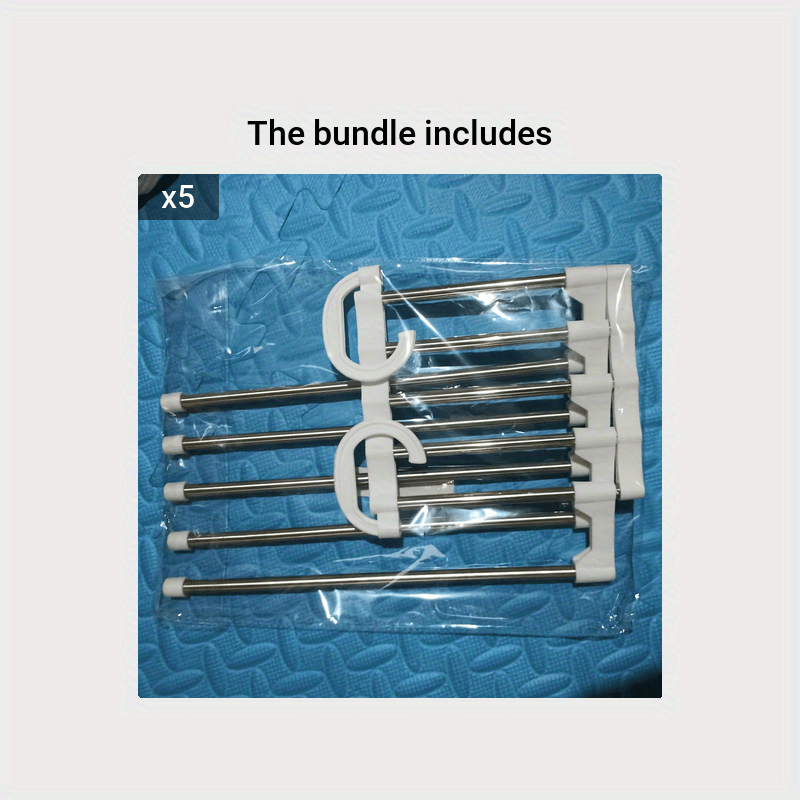5-in-1 Magic Trouser Rack Hanger for Closet Space
