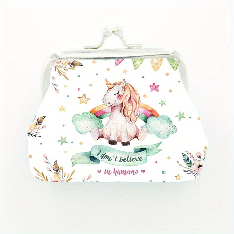 Cartoon Unicorn Coin Purse Wallet for Girls