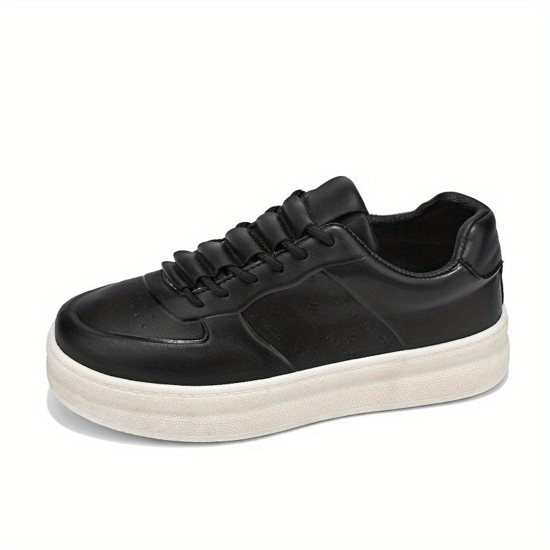 Men's Platform Skate Shoes Lace up Breathable