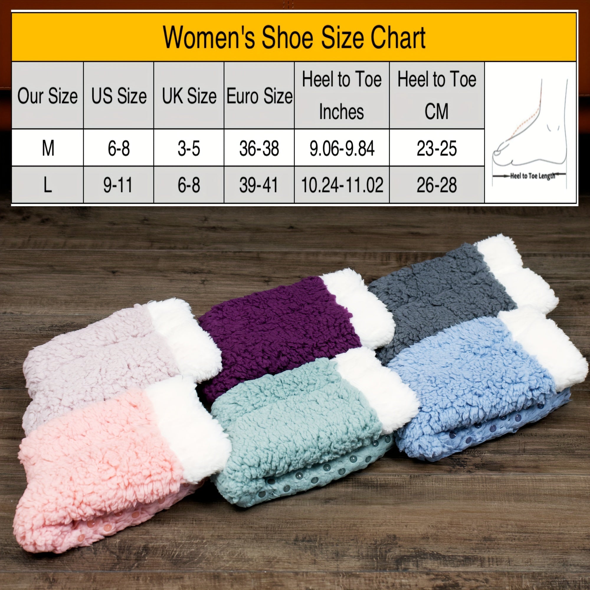 Cozy Fuzzy Slipper Socks for Women