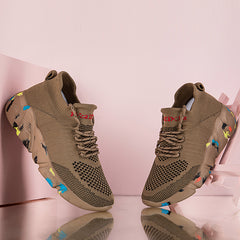 Men Women Breathable Running Shoes Lightweight Outdoor Sneakers