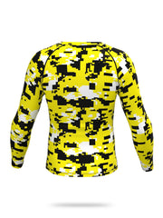 Men's Quick Dry Breathable Fitness Tops Long Sleeve Highly Stretch Crew Neck