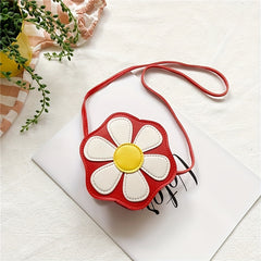 Kids Flower Crossbody Bag Mini Coin Purse for Girls