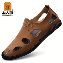 Men's Durable Non Slip Hiking Sandals Comfy Beach Shoes