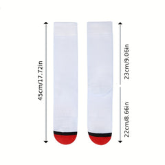 Colorblock Crew Socks Mid Tube Women's Stockings