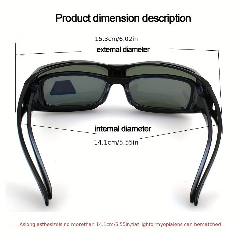 Polarized Sunglasses for Men and Women Bean Colored Frame Myopia Friendly