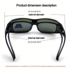 Polarized Sunglasses for Men and Women Bean Colored Frame Myopia Friendly
