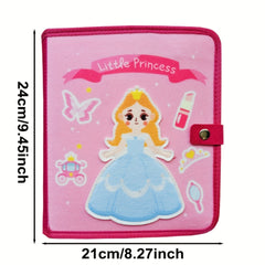 Baby Busy Board Princess Activity Book Dress Up Sensory Toy