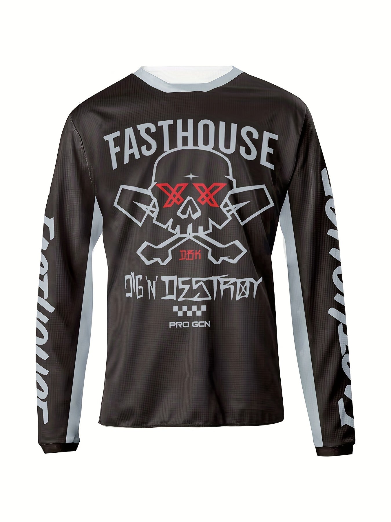 Men's Fasthouse Cycling Jersey Quick Dry & Long Sleeves