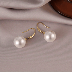 Faux Pearl Drop Earrings for Girls
