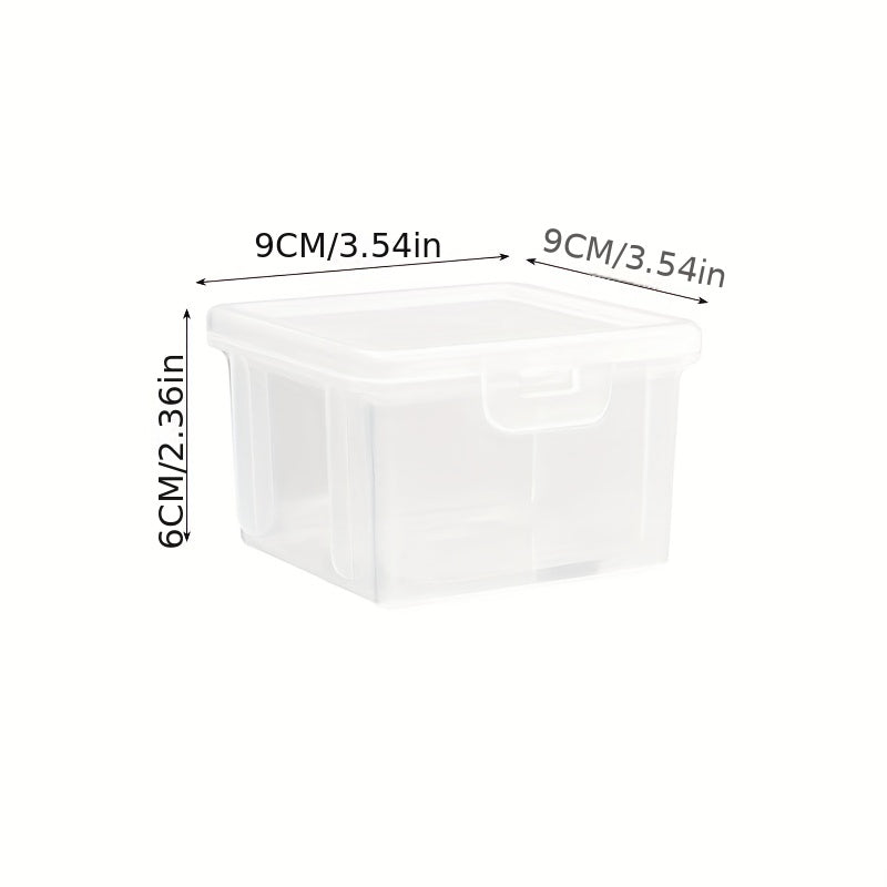 Airtight Spice Storage Box with Flip Top Lids Stackable Food Jar