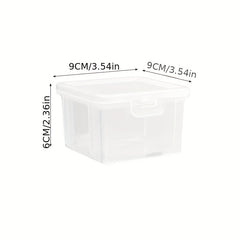 Airtight Spice Storage Box with Flip Top Lids Stackable Food Jar