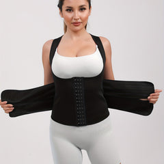 Women's Double Strap Sauna Suit for Waist Training
