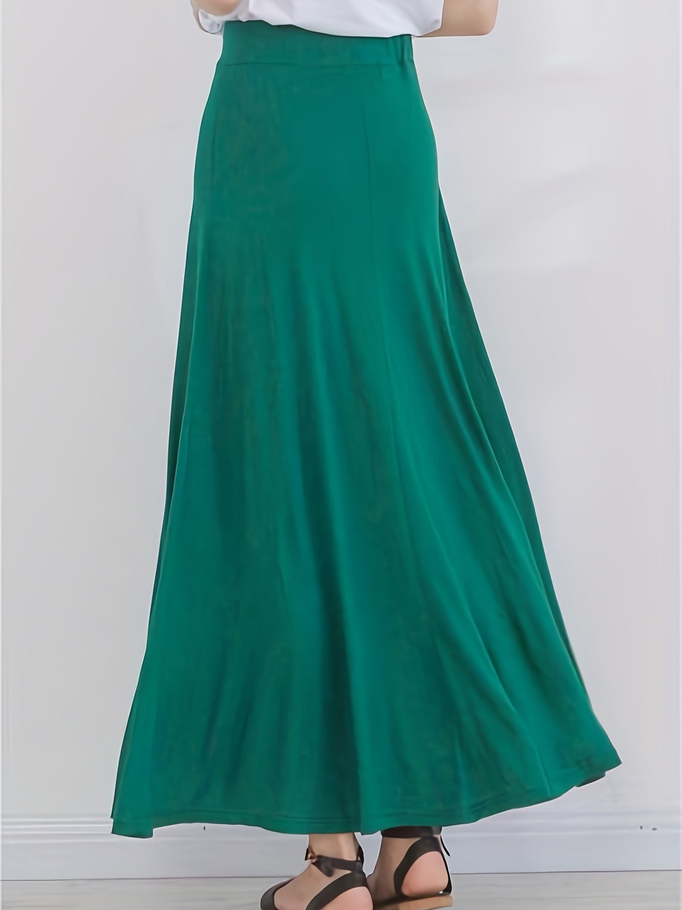 High Waist Maxi Skirt Casual Women's Clothing