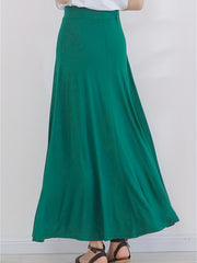High Waist Maxi Skirt Casual Women's Clothing