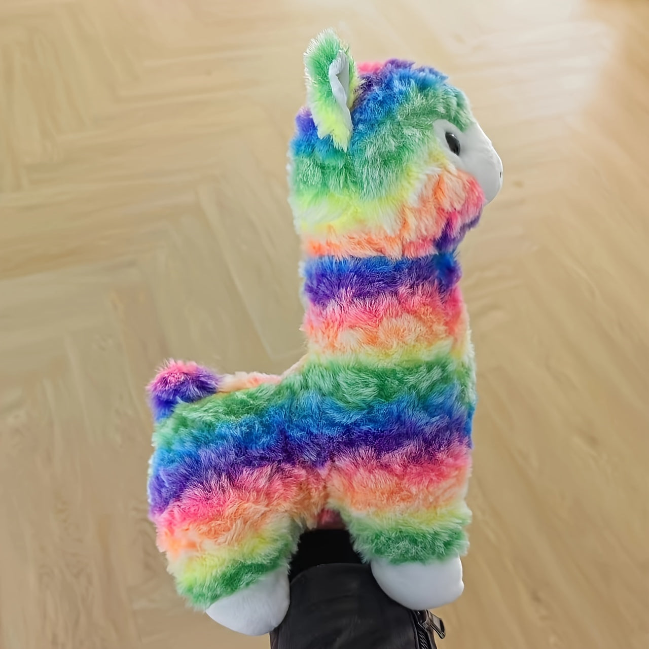 Rainbow Alpaca Plush Toys Soft Wool Throw Pillows Home Decorations
