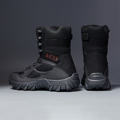Men's High Top Military Style Hiking Boots