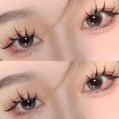 Thick Little Devil Eyelashes Set with Mini Glue and Tweezers