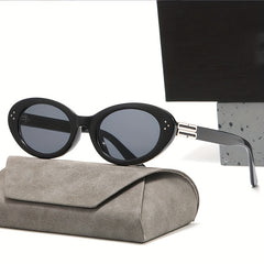 Men's Small Cat Eye Sunglasses UV Protection For Holiday Beach