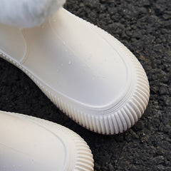 Thickened Warm Rain Boots Waterproof Short Boots Women's Rain Boots