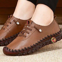 Women's Flat Lace Up Anti-Skid Sneakers