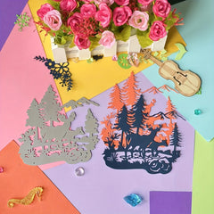 Metal Cutting Dies Deer Decoration Scrapbook Paper Craft Stencils