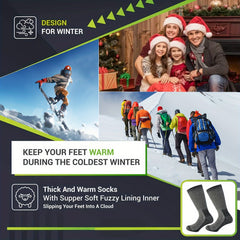 Men's Sports Wool Socks - Shock Absorbing & Wear Resistant
