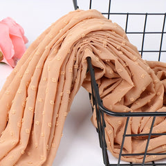 Fur Ball Chiffon Long Scarf Sun Protection Shawl Turban Head Scarf