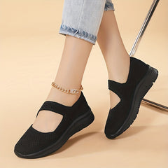 Women's Breathable Mesh Sneakers Casual Ankle Strap Flat Shoes