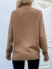 Turtle Neck Sweater Long Sleeve for Fall & Winter
