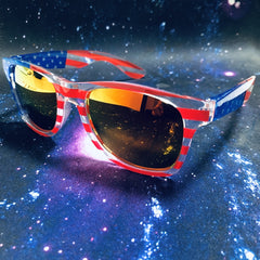 American Flag Party Sunglasses, Set of 4
