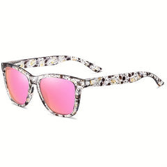 Men's Polarized Floral Cat Plaid Sunglasses UV400 Protection