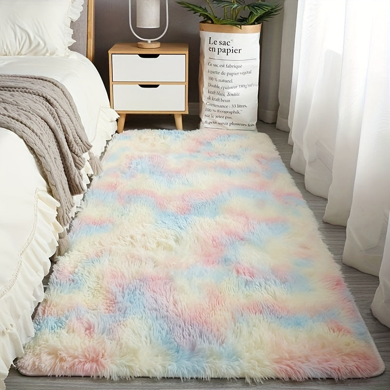 Soft Plush Shag Area Rug for Living Room - Fluffy Shaggy Floor Carpet