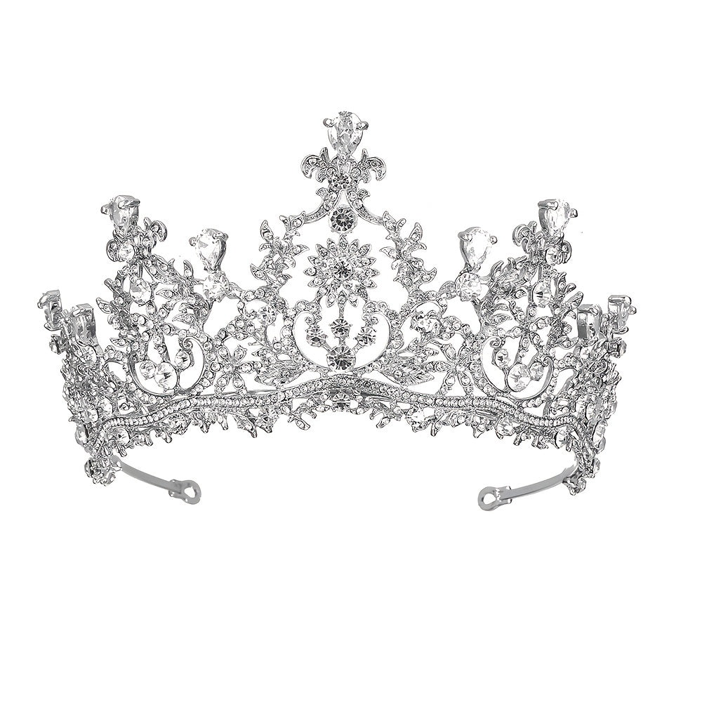 Girls Zircon Crown Rhinestone Hair Accessories for Party Wedding