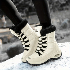 Waterproof Faux Fur Lined Snow Boots Women's Footwear