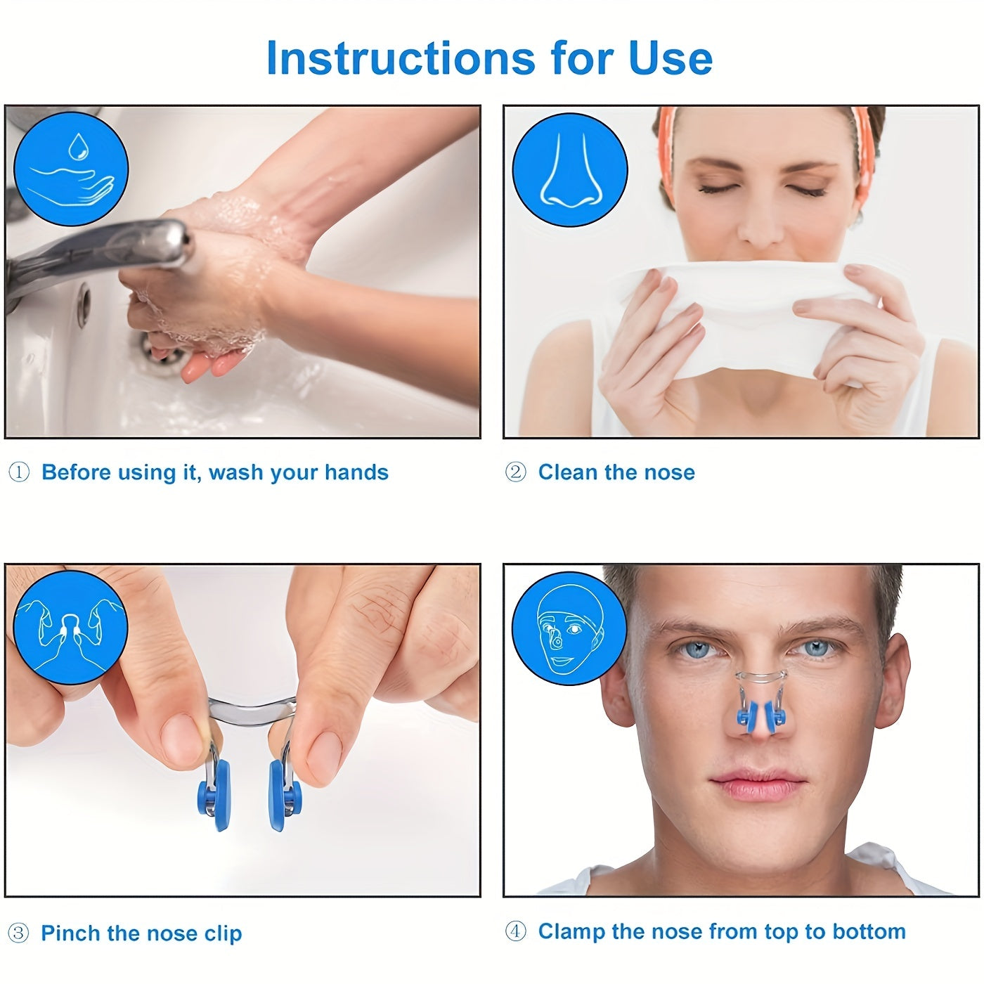 Waterproof Swimming Nose Clip for Kids and Adults