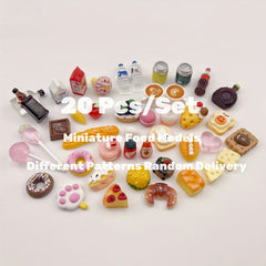Mini Food Play Toy Dollhouse Accessories Kids Toys Halloween Christmas Gift