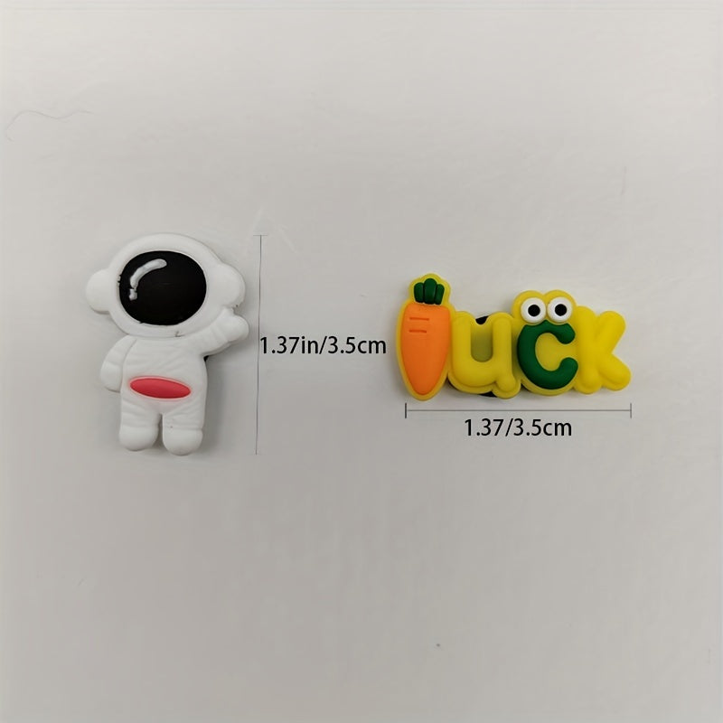 26pcs 30pcs PVC Shoes Charm Cartoon Hole Buckle Clogs Accessories