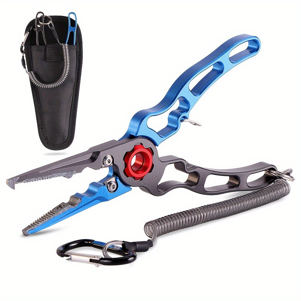 Outdoor Fishing Pliers With Lock Rust-proof Fishing Line Cutter